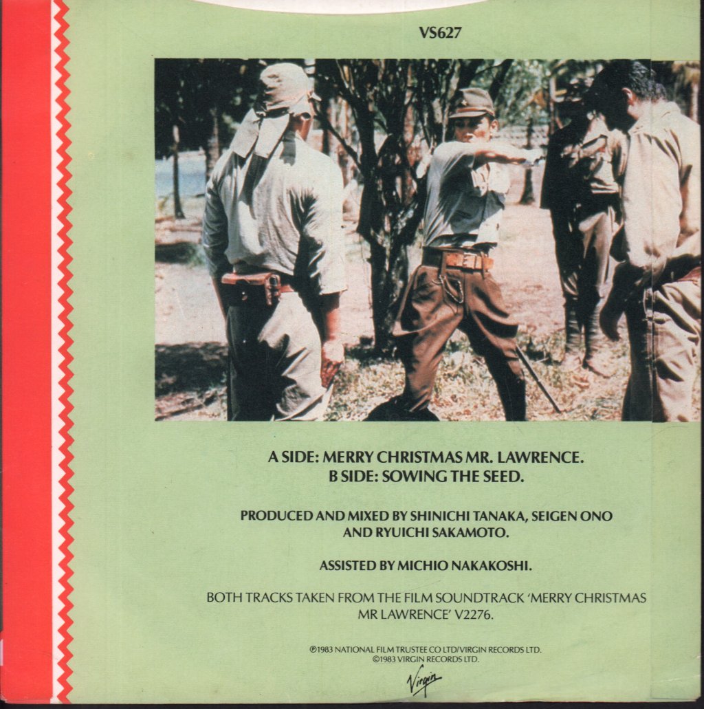 Ryuichi Sakamoto - Merry Christmas Mr Lawrence - 7 Inch