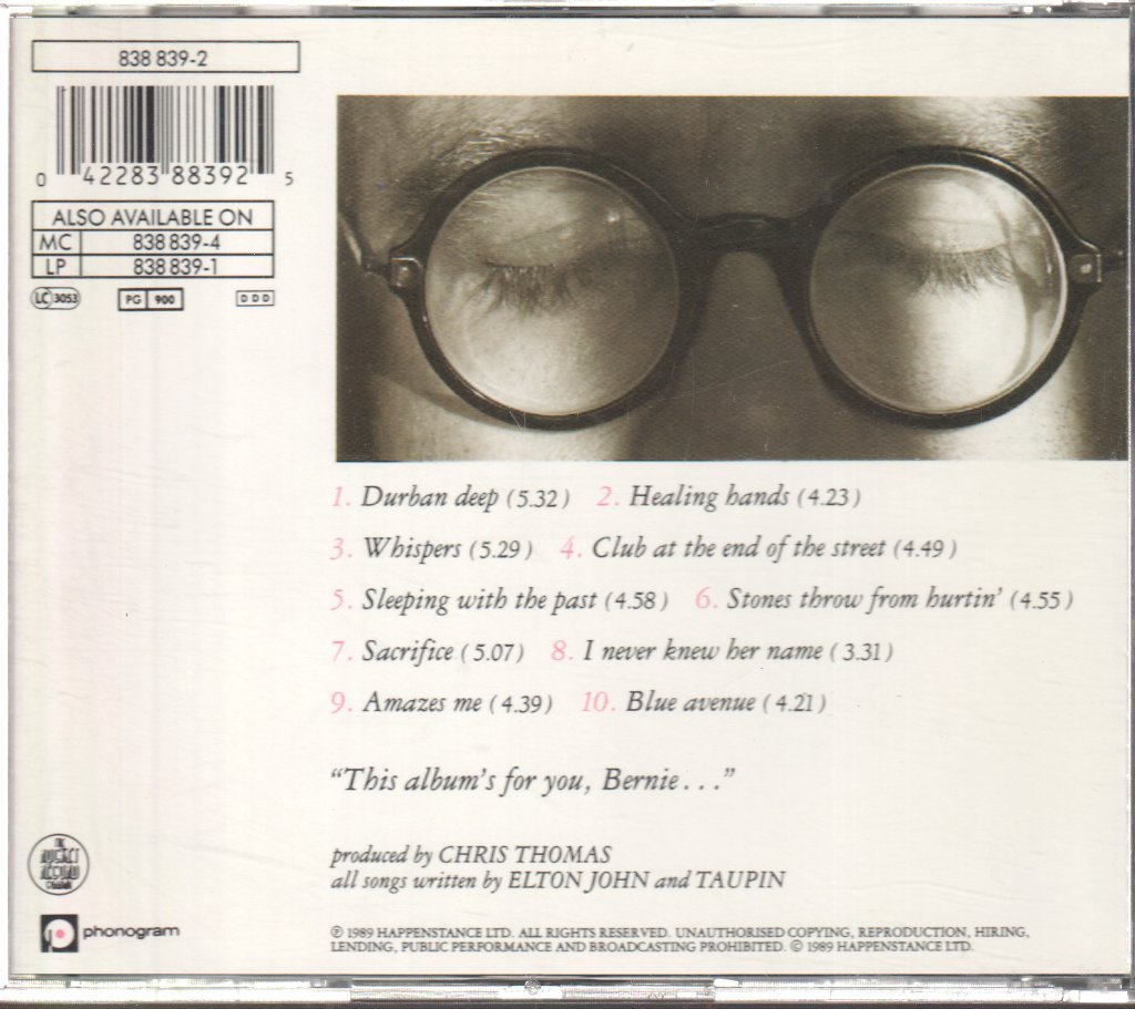 Elton John - Sleeping With The Past - Cd