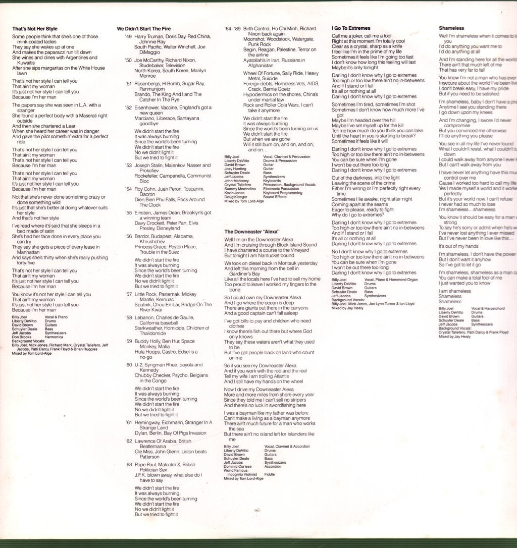 Billy Joel - Storm Front - Lp