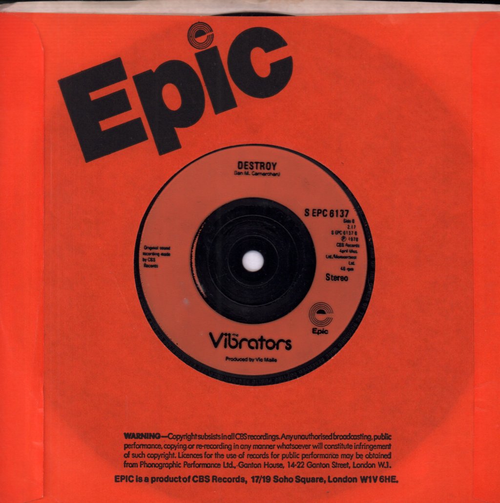 Vibrators - Automatic Lover - 7 Inch