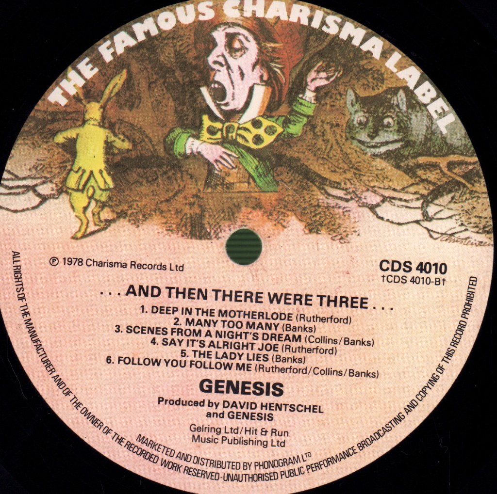 Genesis - And Then There Were Three - Lp