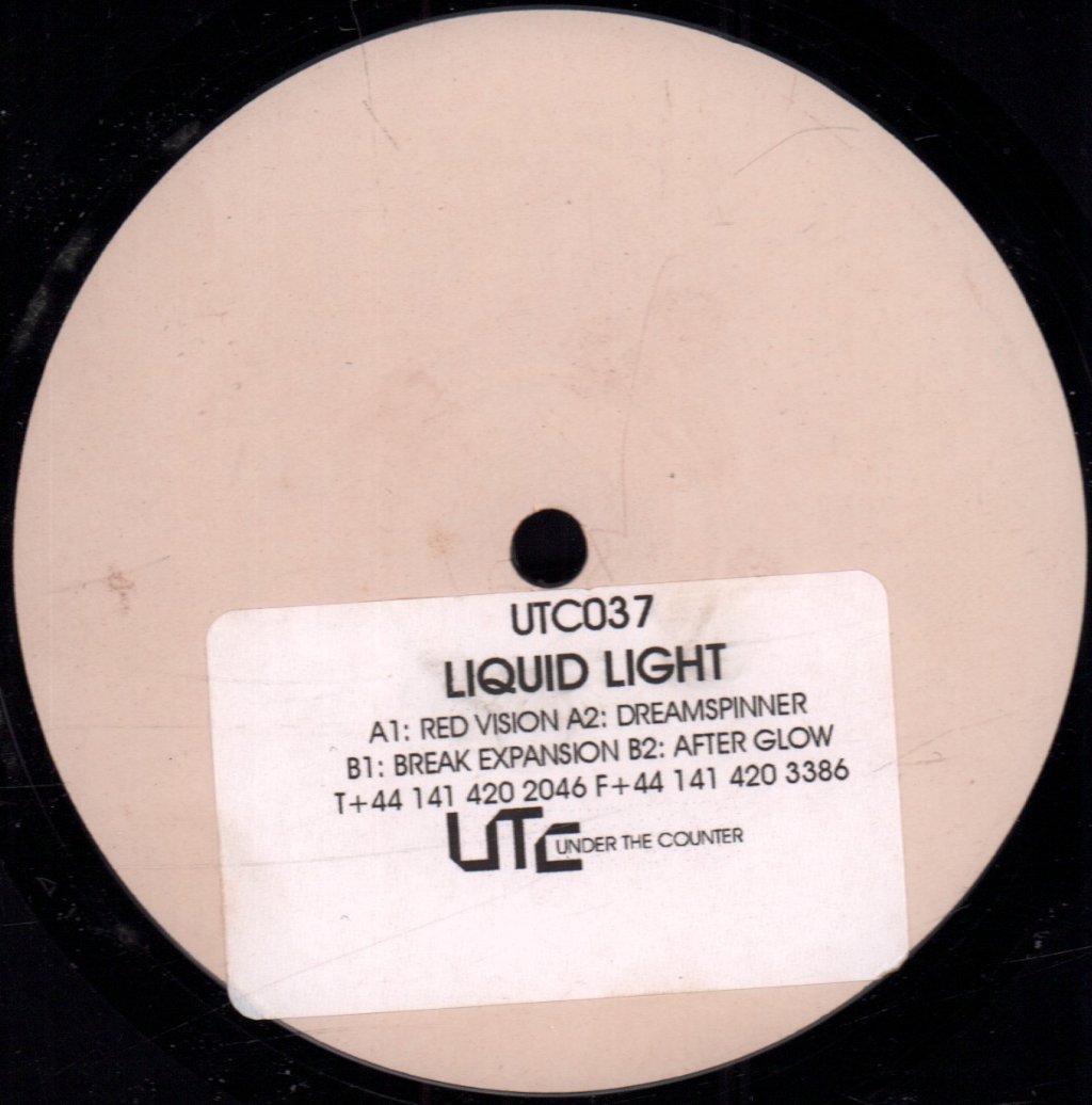 Liquid Light - Red Vision EP - 12 Inch