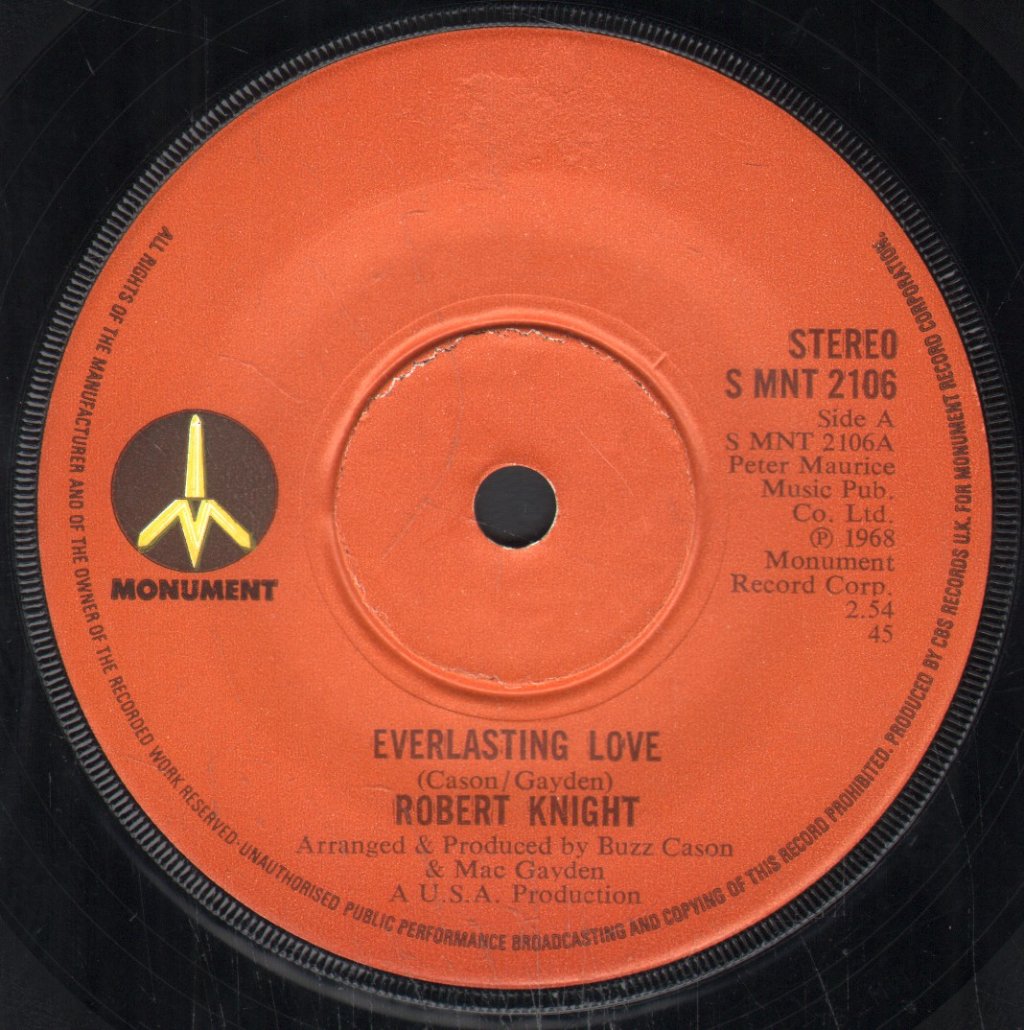 Robert Knight - Everlasting Love - 7 Inch