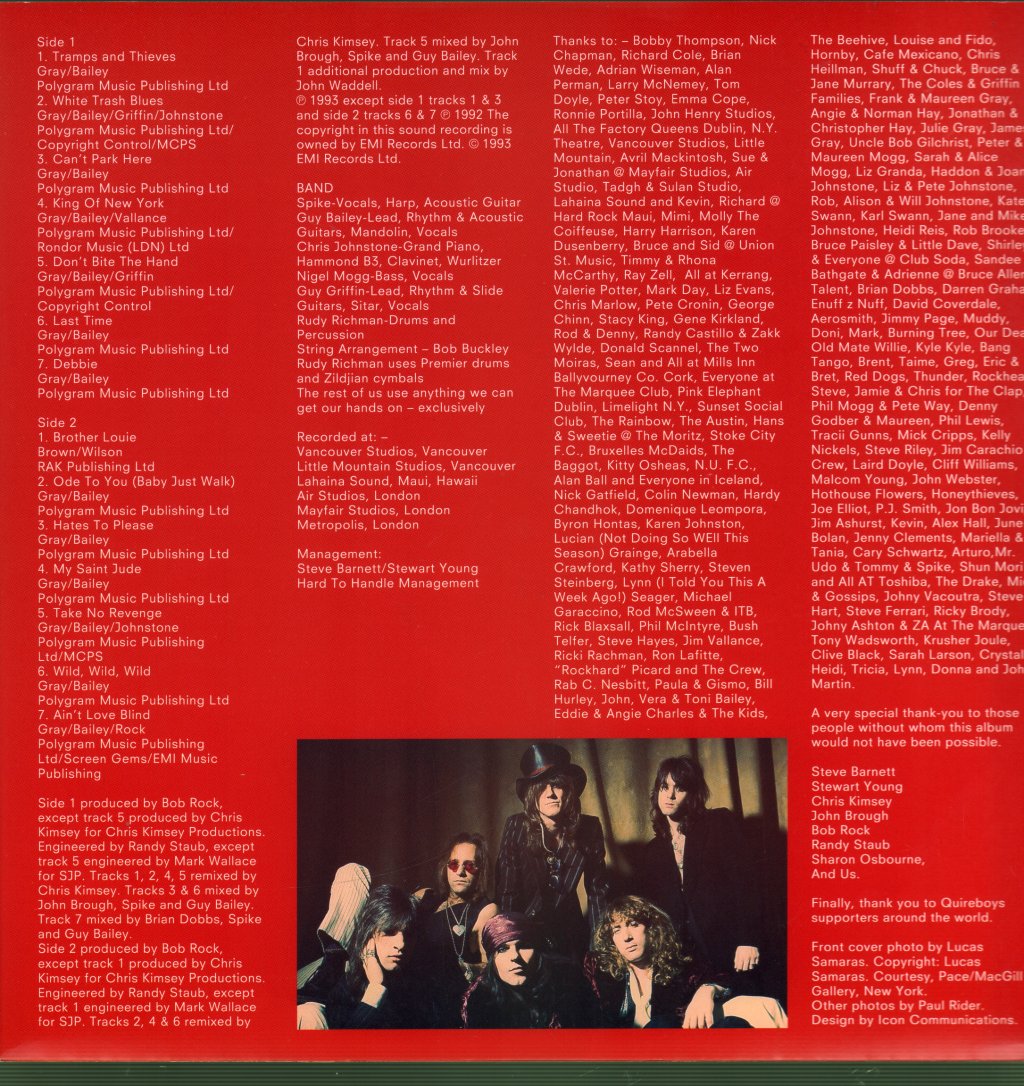 Quireboys - Bitter Sweet And Twisted - Lp