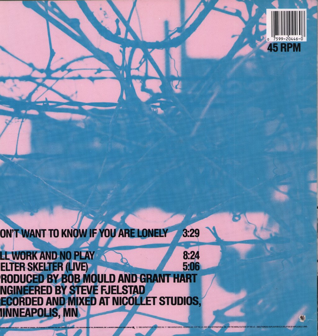 Hüsker Dü - Don't Want To Know If You Are Lonely - 12 Inch