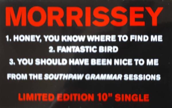 Morrissey - Honey You Know Where To Find Me - 10 Inch
