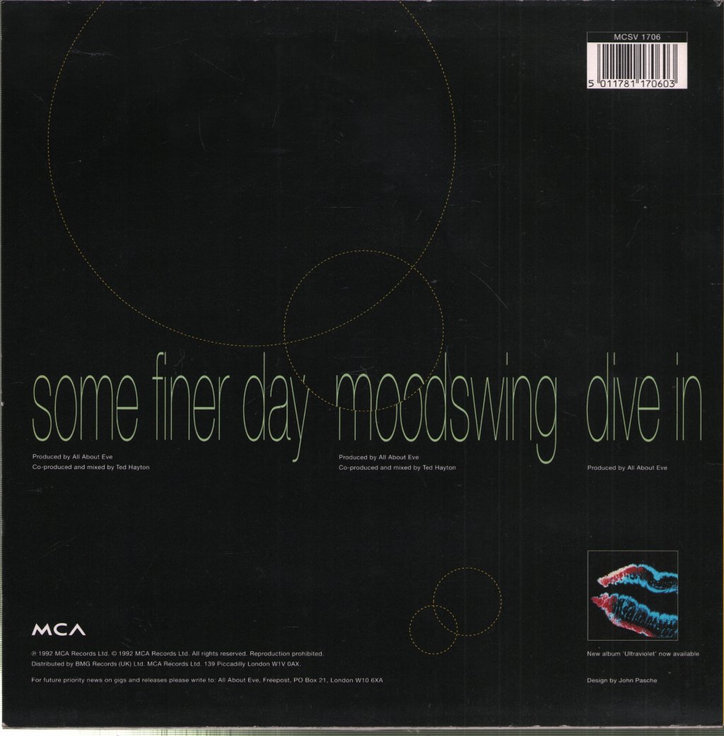 All About Eve - Some Finer Day - 10 Inch