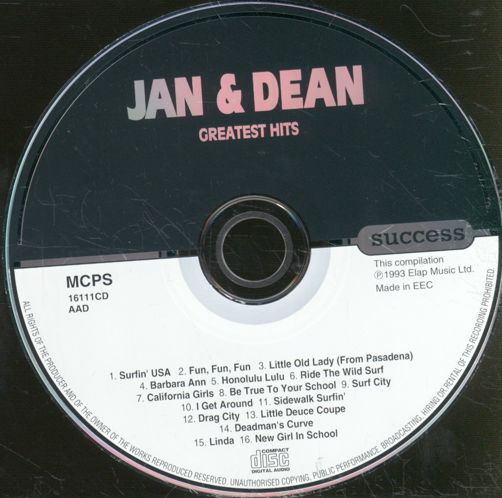 Jan And Dean - Greatest Hits - Cd