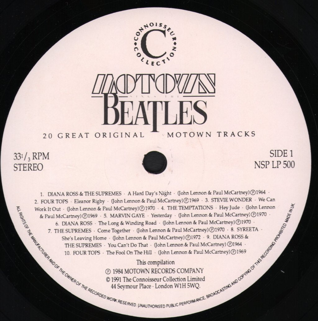 Various Artists - Motown Sings The Beatles - Lp