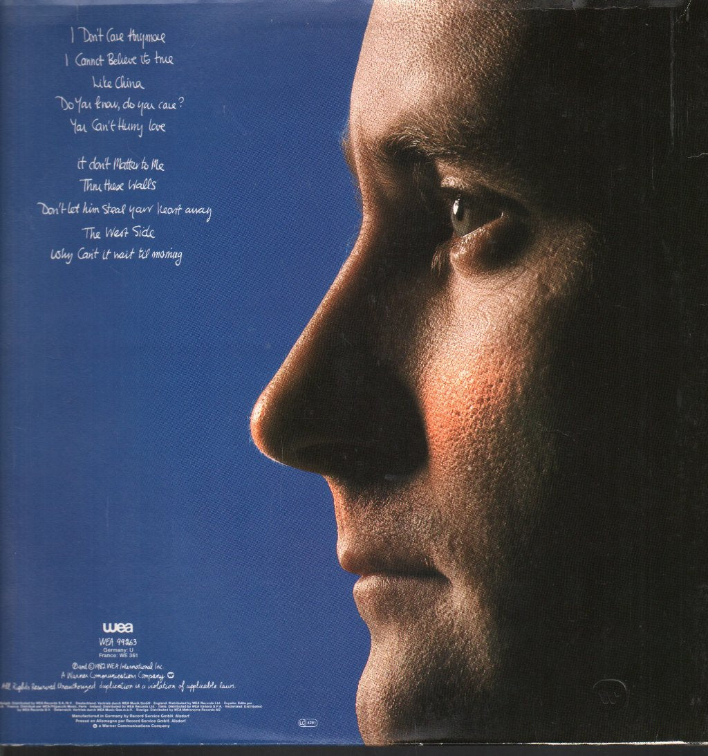 Phil Collins - Hello I Must Be Going - Lp
