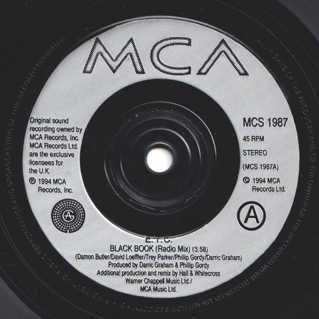 Eyc - Black Book - 7 Inch
