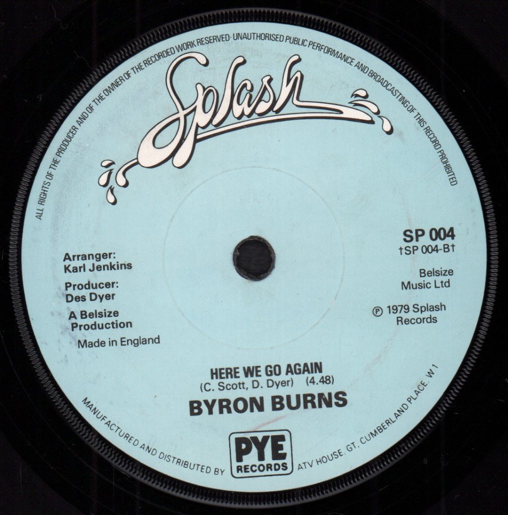 Byron Burns - That's When You Know - 7 Inch