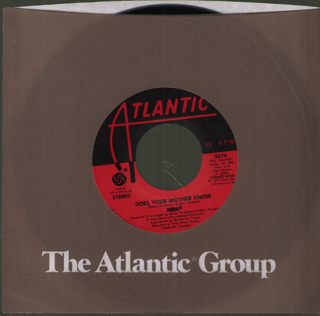 ABBA - Does Your Mother Know / Kisses Of Fire - 7 Inch
