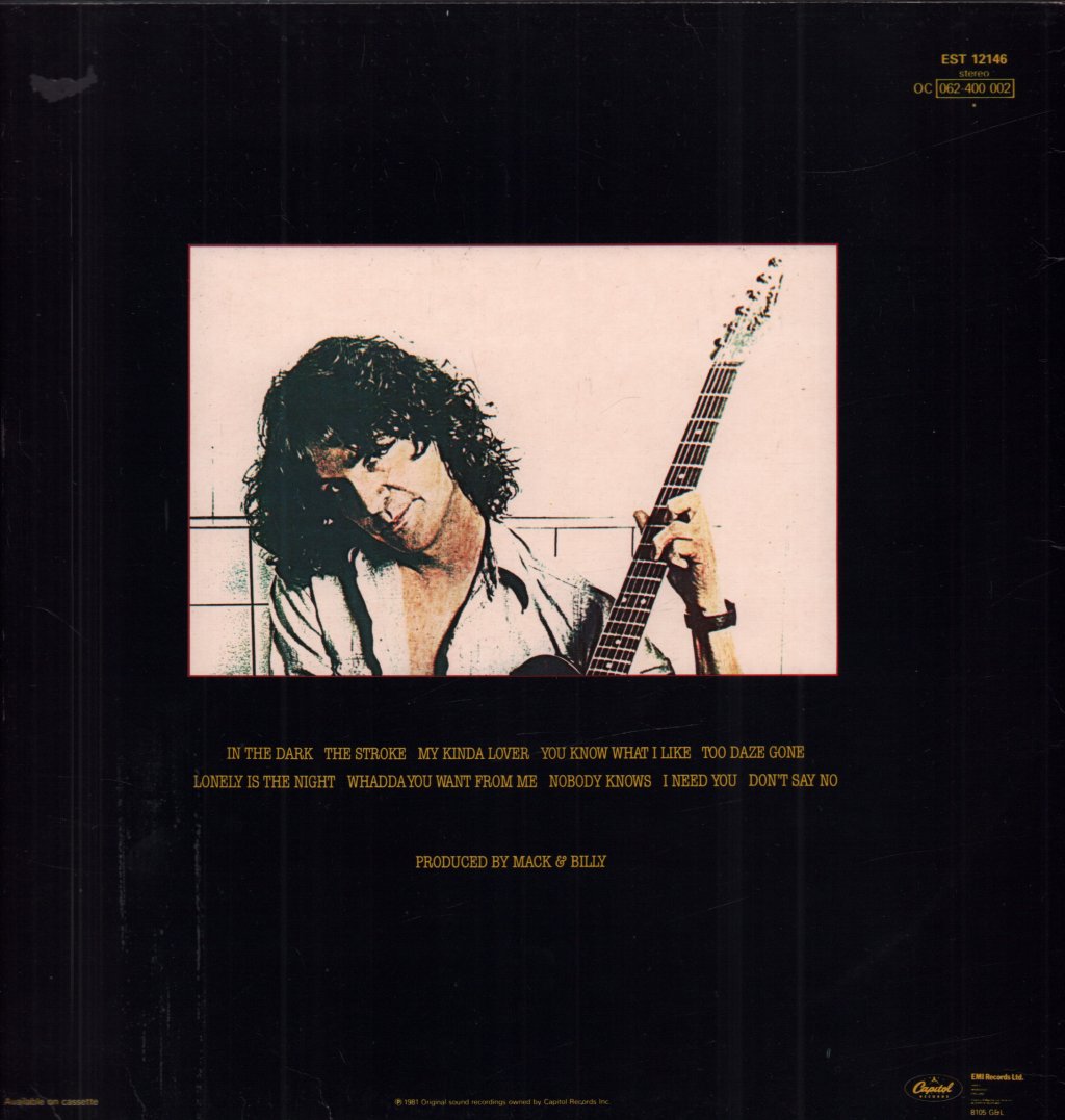 Billy Squier - Don't Say No - Lp