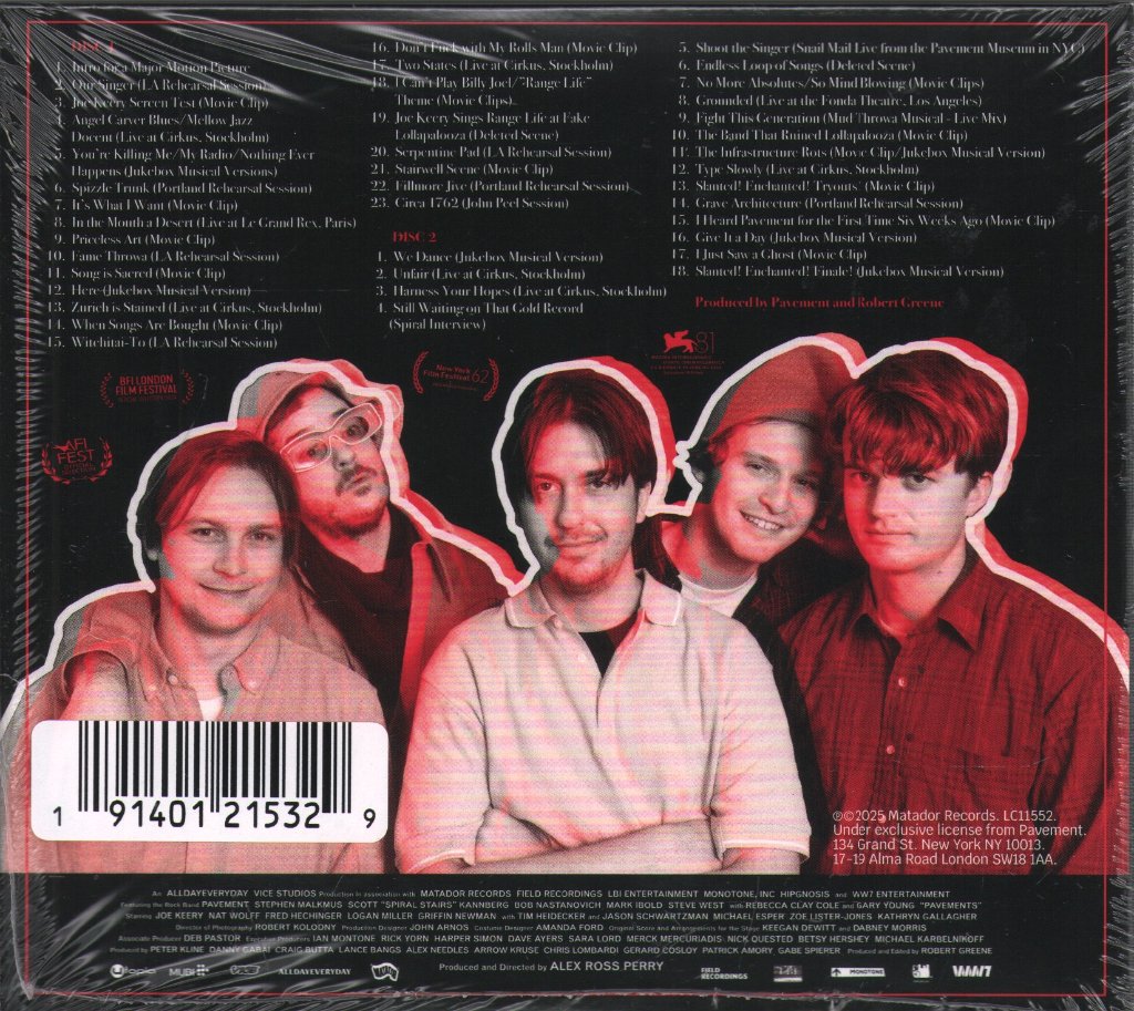 Pavement - Pavements (Original Motion Picture Soundtrack) - Double Cd