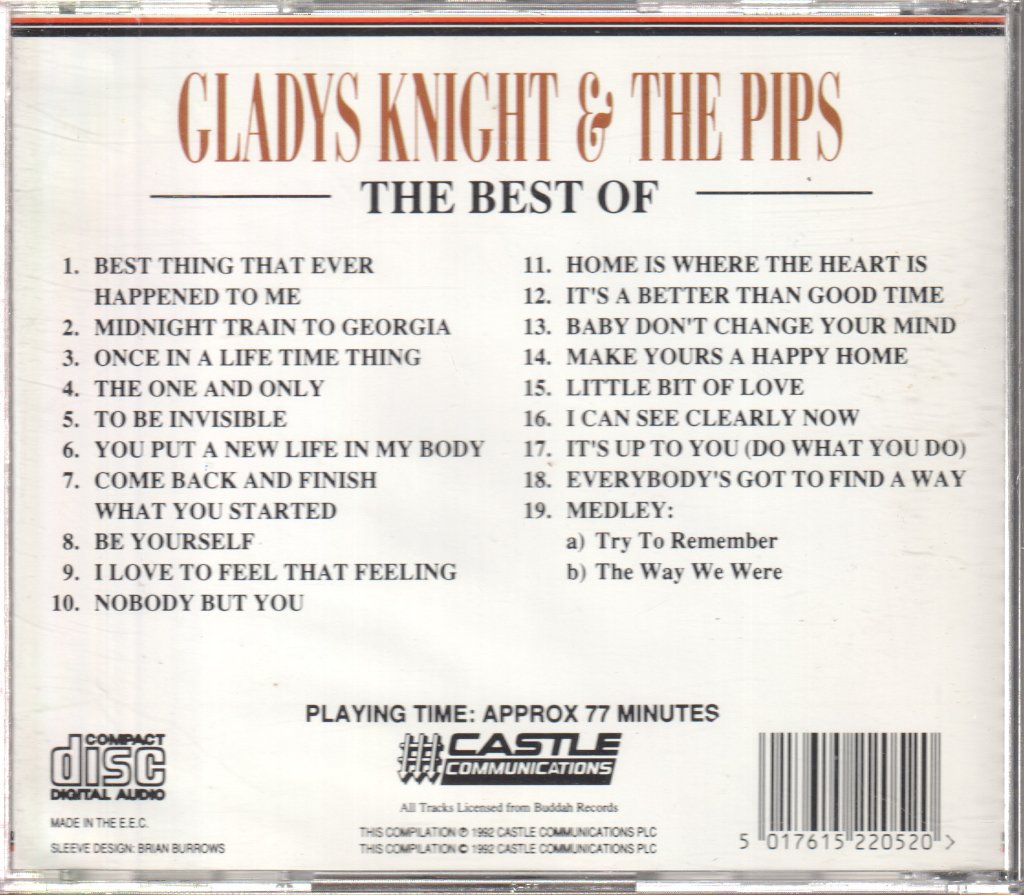 Gladys Knight And The Pips - Best Of - Cd