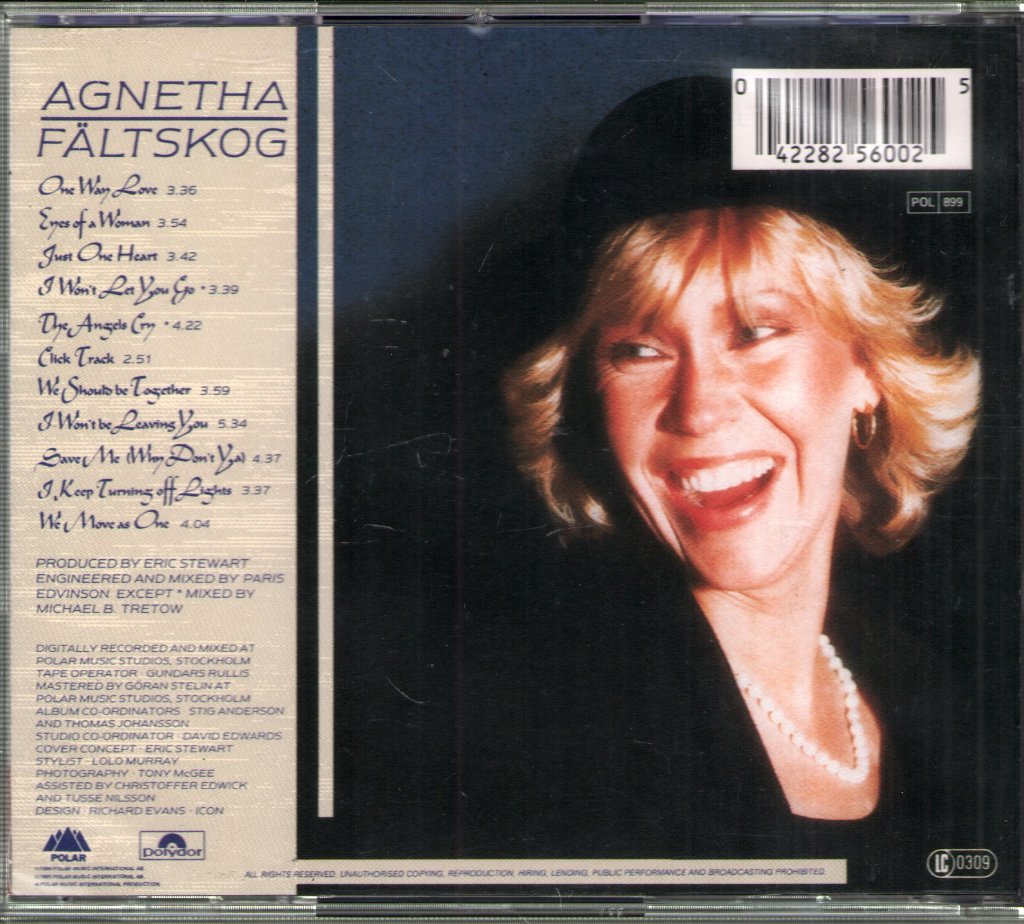Agnetha Fältskog - Eyes Of A Woman - Cd
