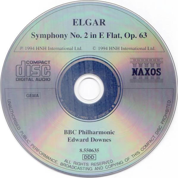 BBC Philharmonic, Sir Edward Downes - Symphony No. 2, Op. 63 - Cd