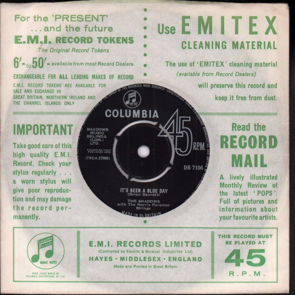 Shadows - Shindig - 7 Inch