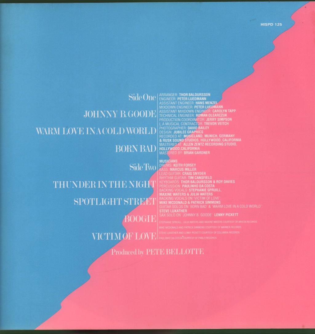 Elton John - Victim Of Love - Lp