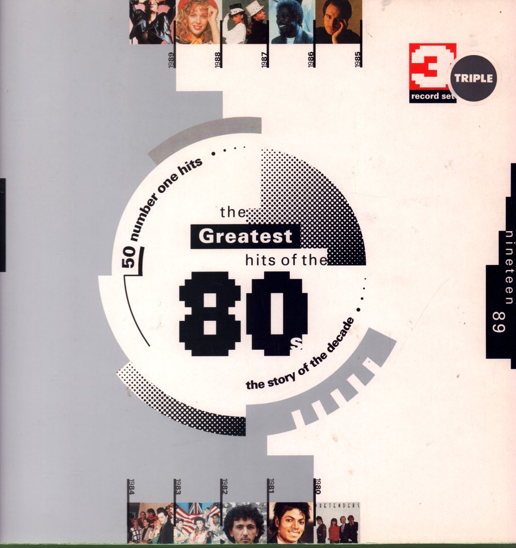 Various Artists - Greatest Hits Of The 80's - Triple Lp