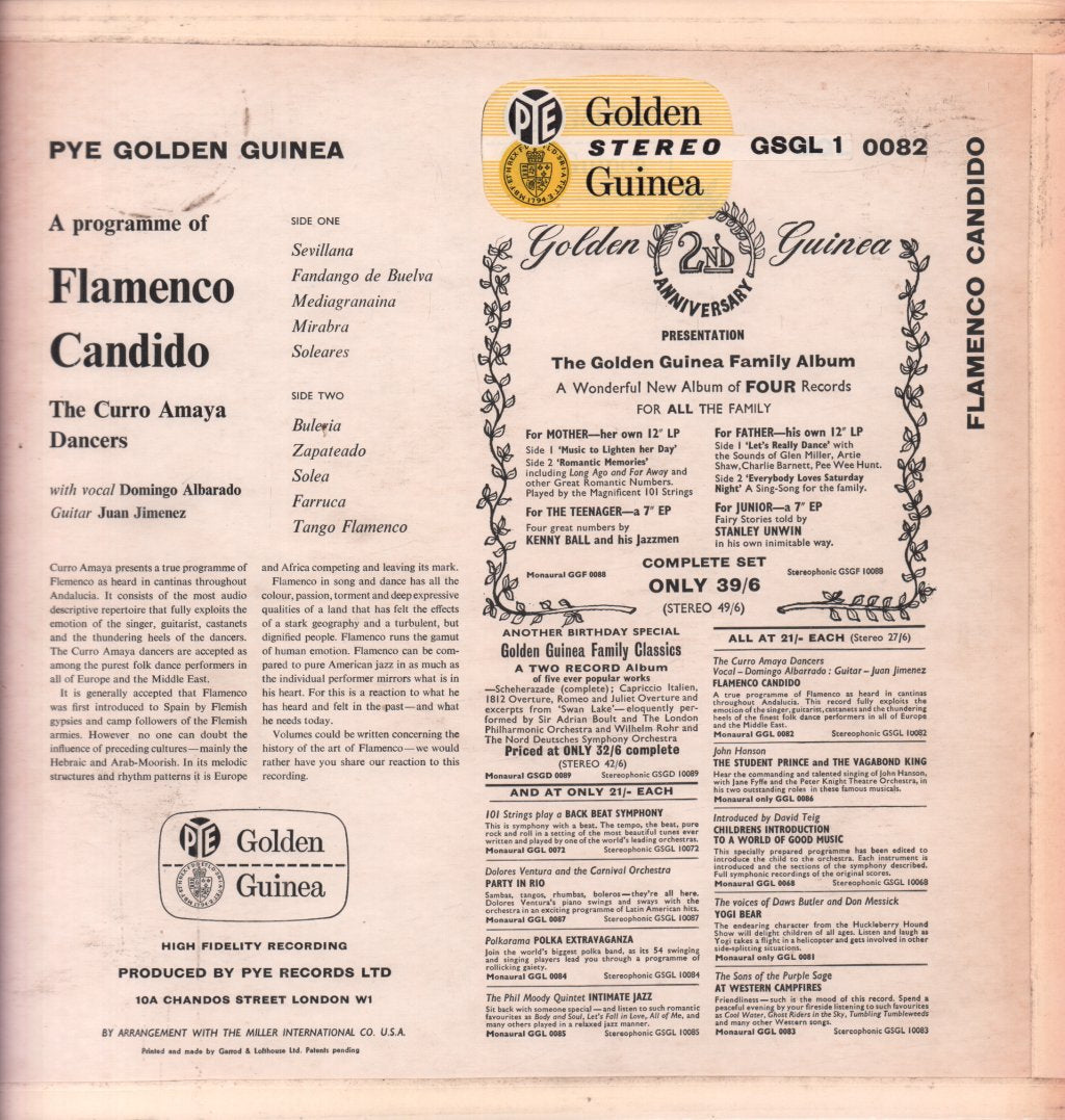 Curro Amaya Dancers - Flamenco Candido - Lp