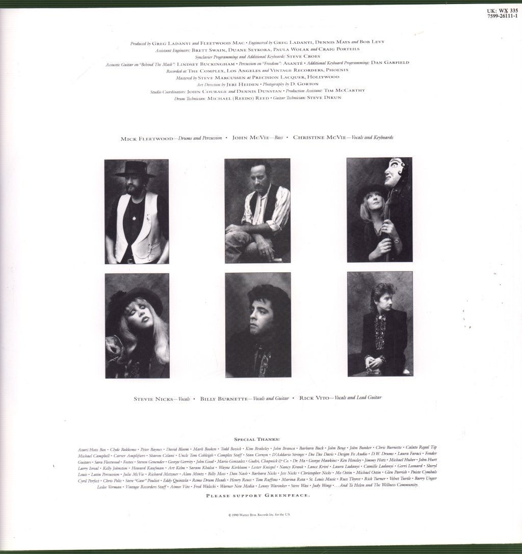 Fleetwood Mac - Behind The Mask - Lp