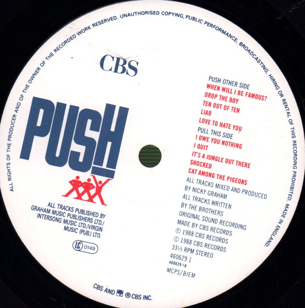 Bros - Push - Lp