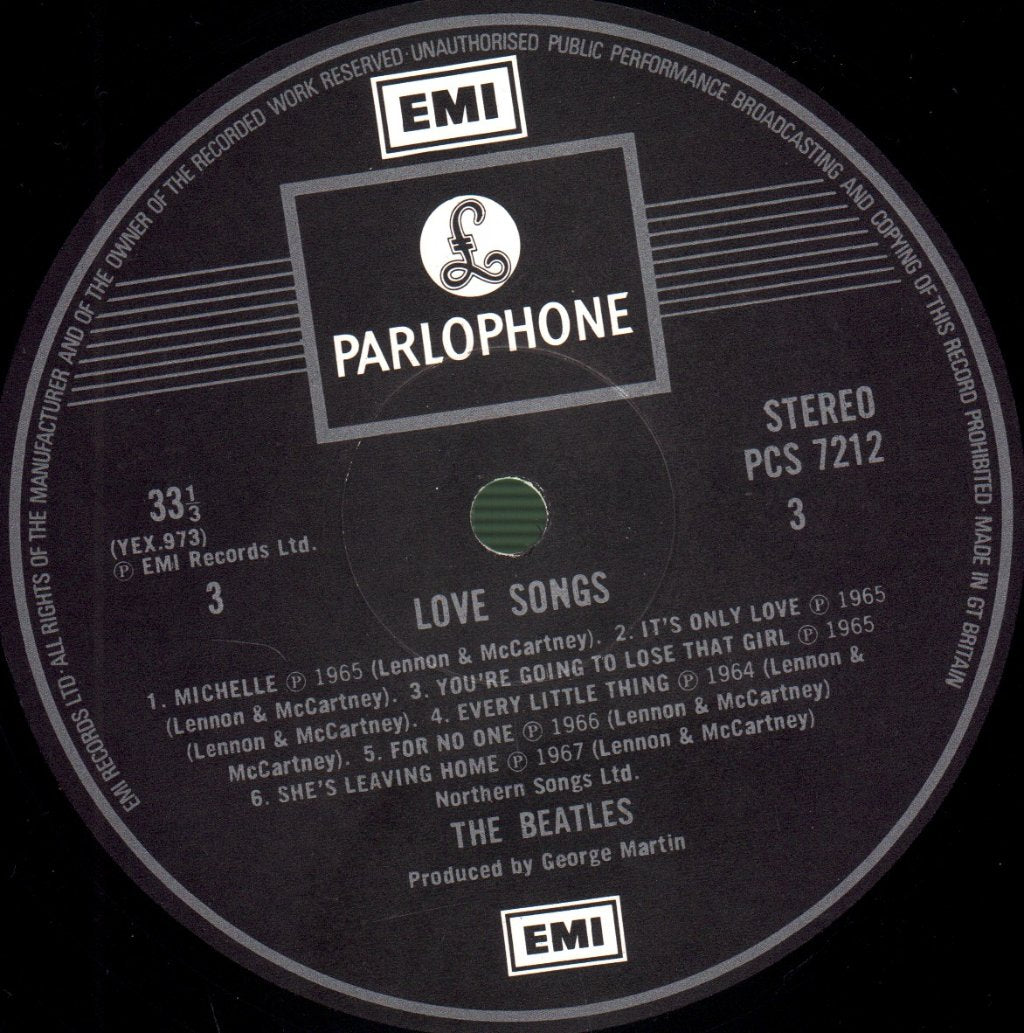 Beatles - Love Songs - Double Lp