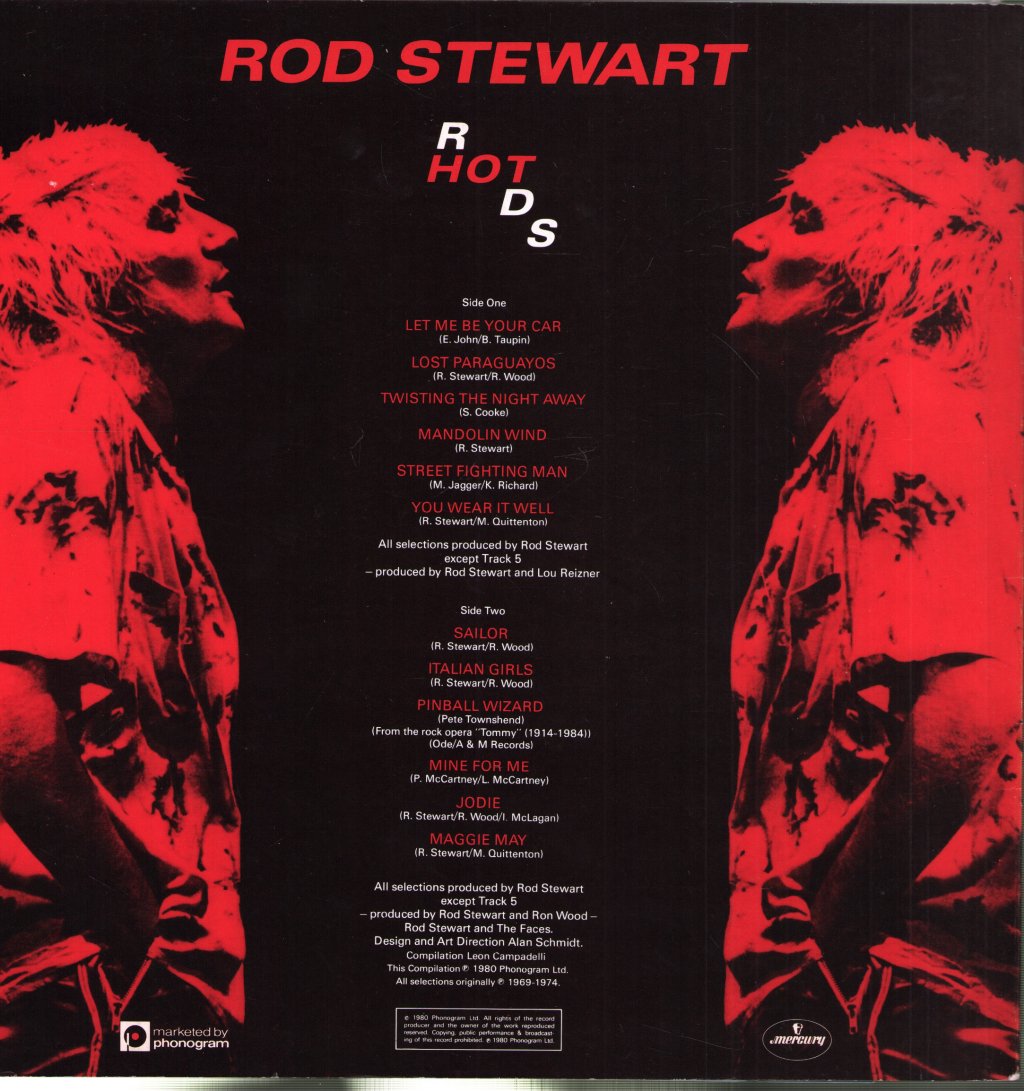 Rod Stewart - Hot Rods - Lp