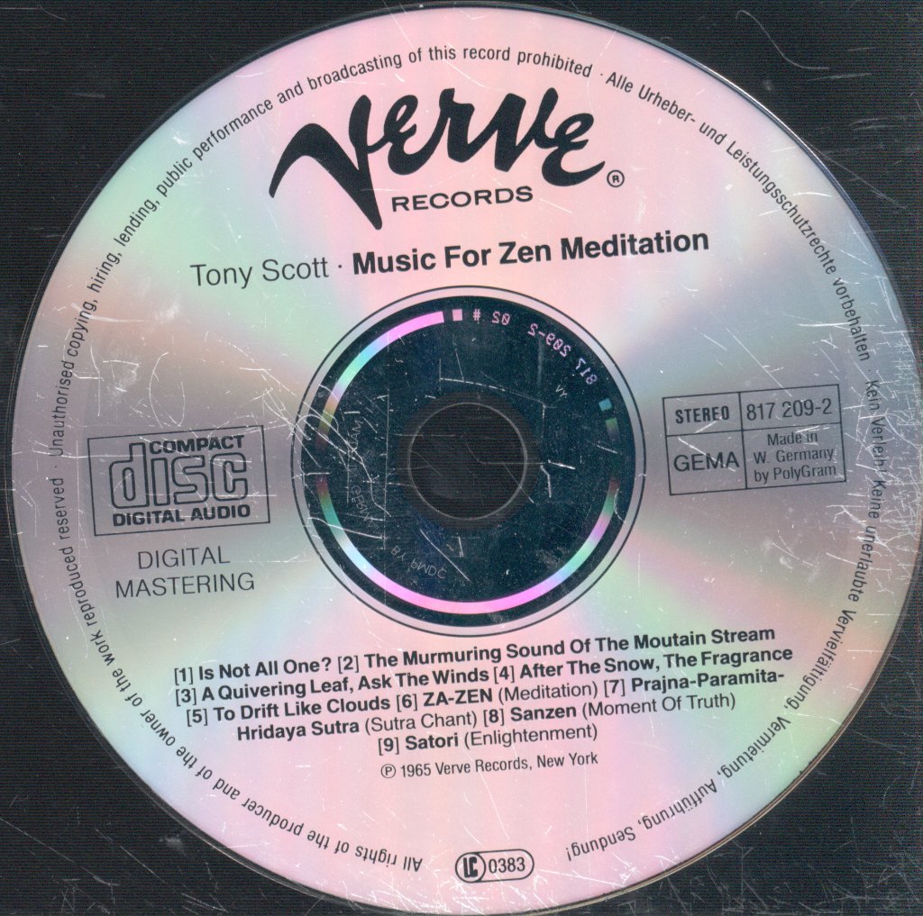 Tony Scott - Music For Zen Meditation And Other Joys - Cd