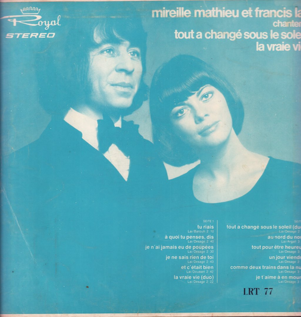 Mireille Mathieu - Chante Francis Lai - Lp