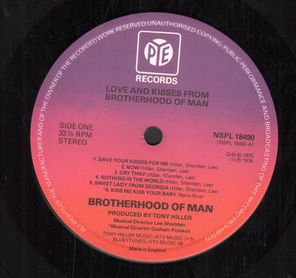 Brotherhood Of Man - Love And Kisses From - Lp