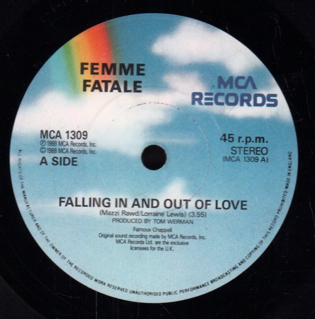 Femme Fatale - Falling In And Out Of Love - 7 Inch