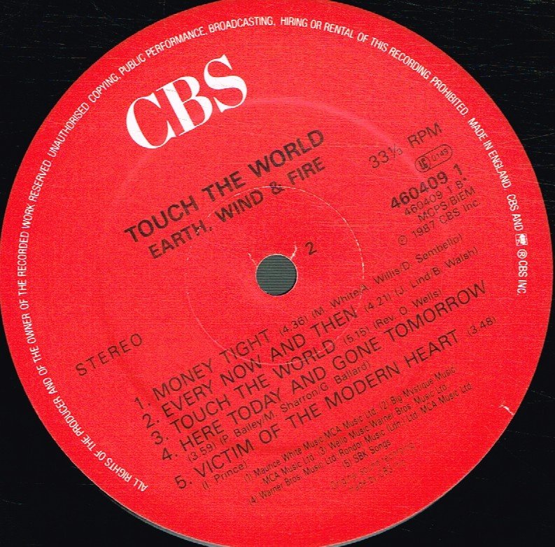 Earth, Wind & Fire - Touch The World - Lp
