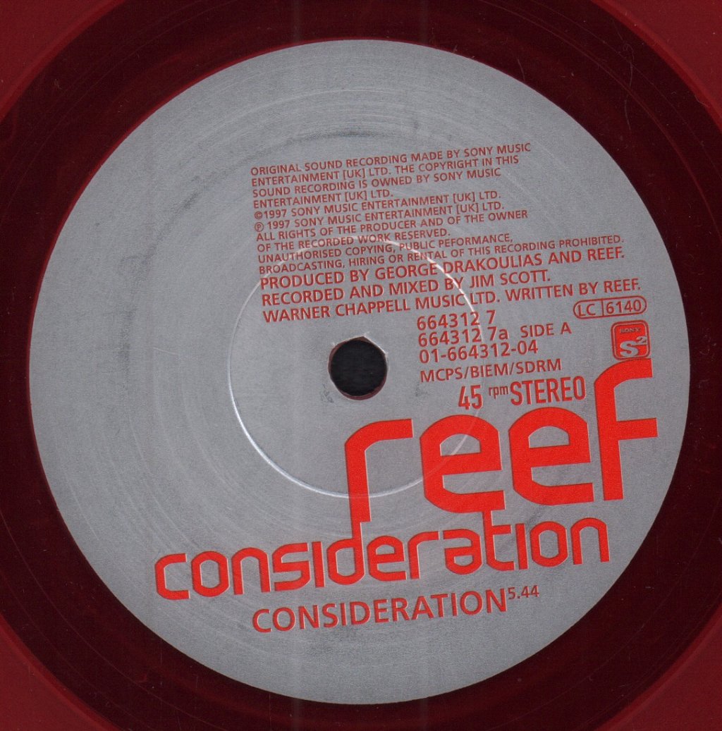Reef - Consideration - 7 Inch