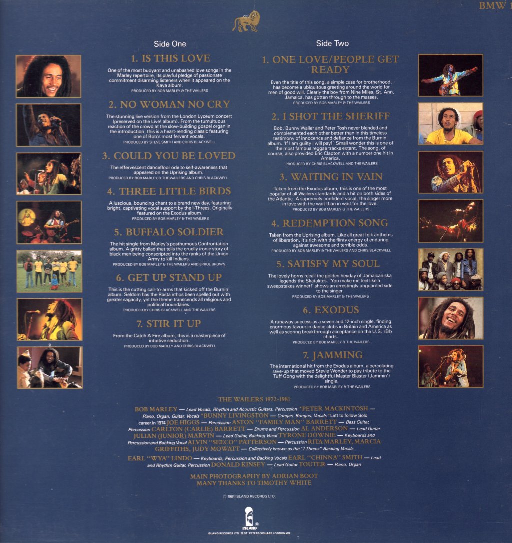 Bob Marley And The Wailers - Legend - Lp