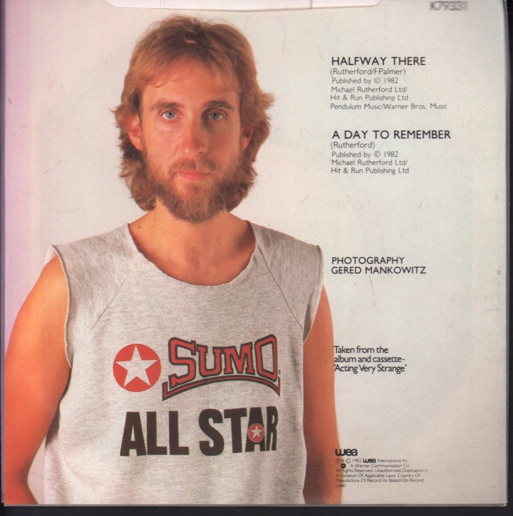 Mike Rutherford - Halfway There - 7 Inch