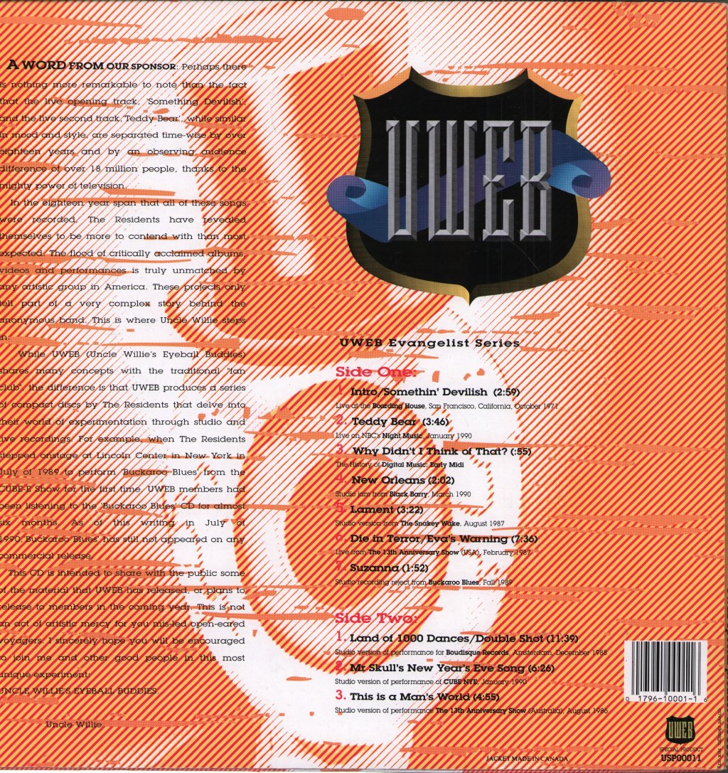 Residents - Stranger Than Supper - Lp