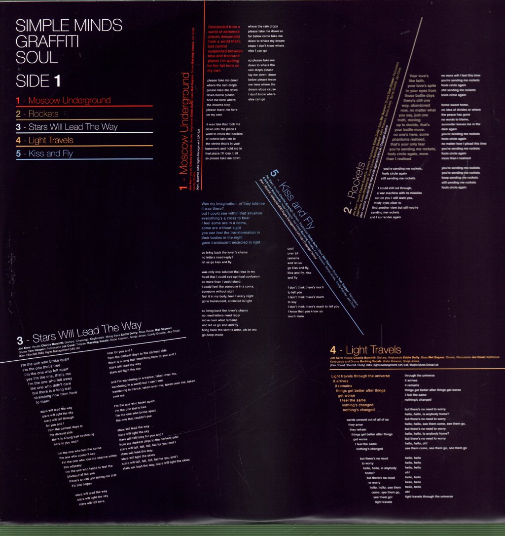 Simple Minds - Graffiti Soul - Lp