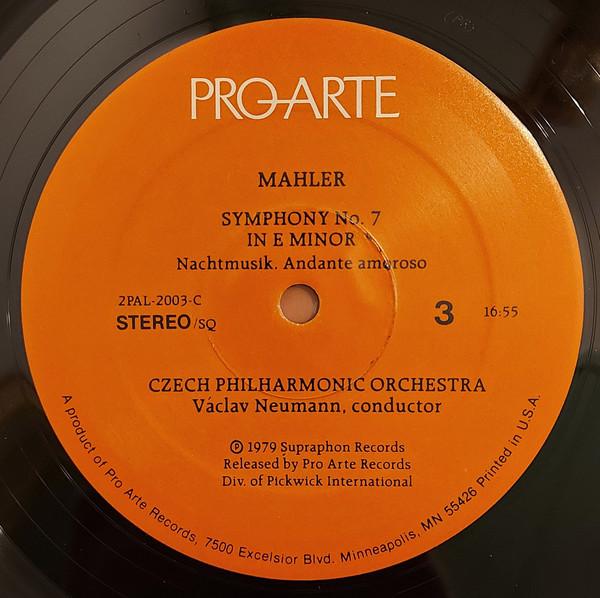 Czech Philharmonic Orchestra - mahler Symphony No. 7 In E Minor - Double Lp