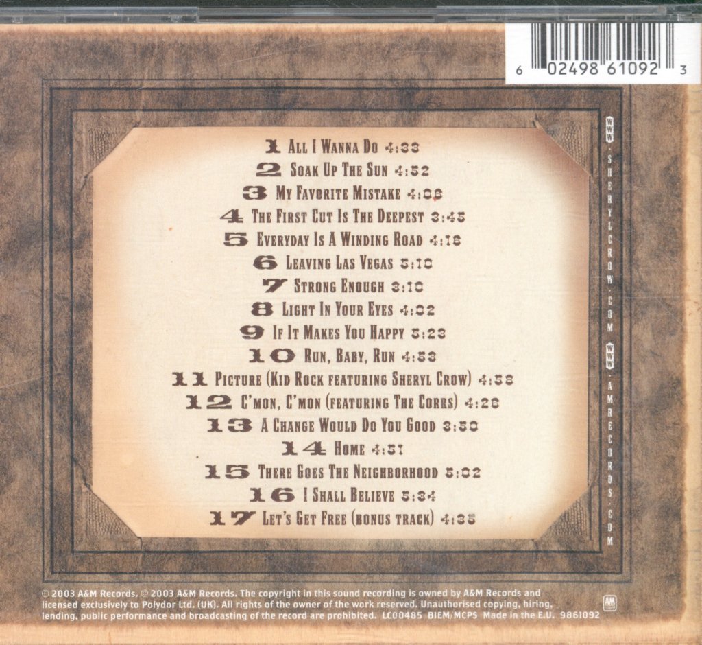 Sheryl Crow - Very Best Of - Cd