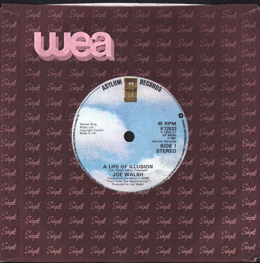 Joe Walsh - A Life Of Illusion - 7 Inch