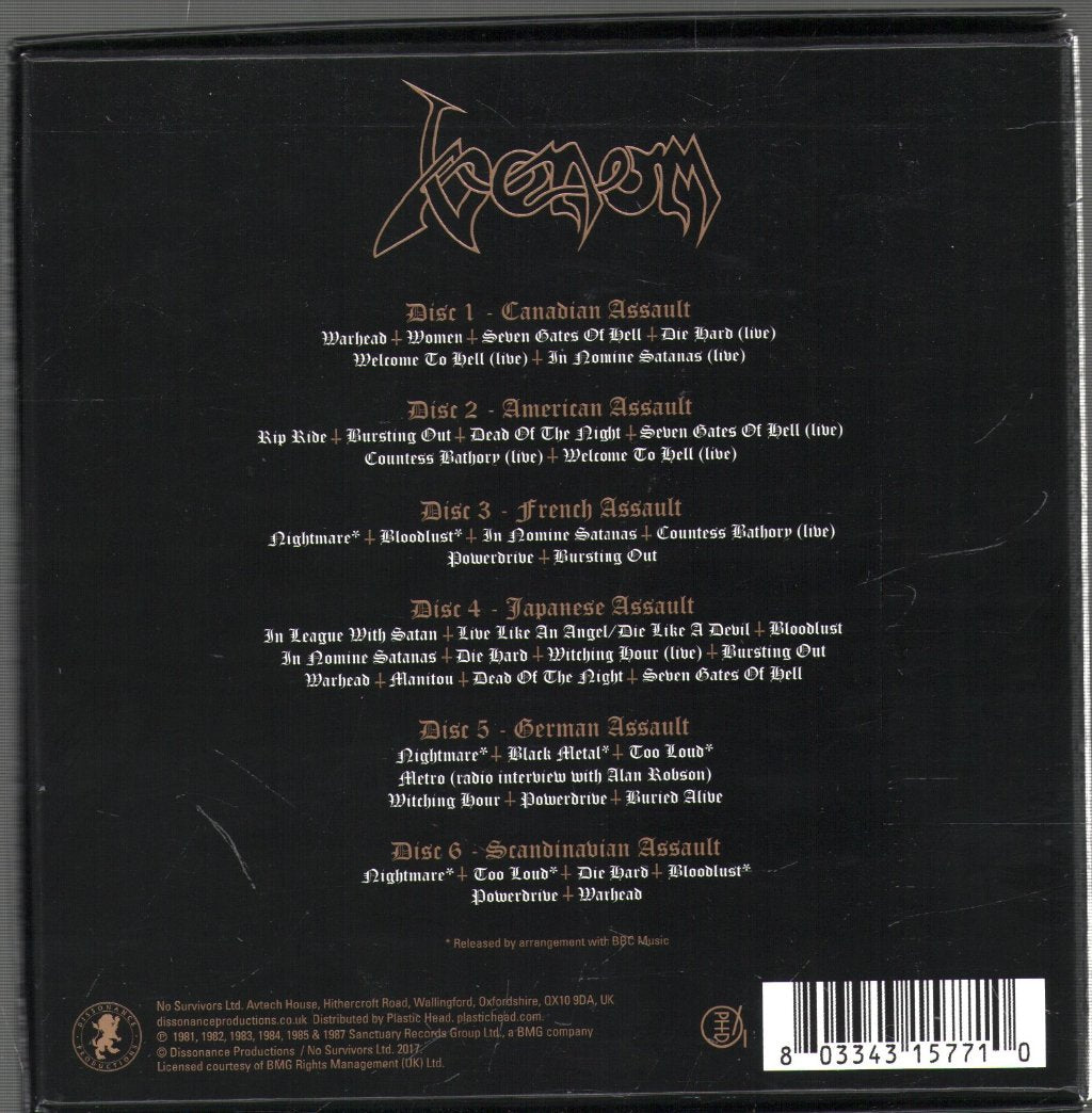 Venom - Assault! - Cd Set