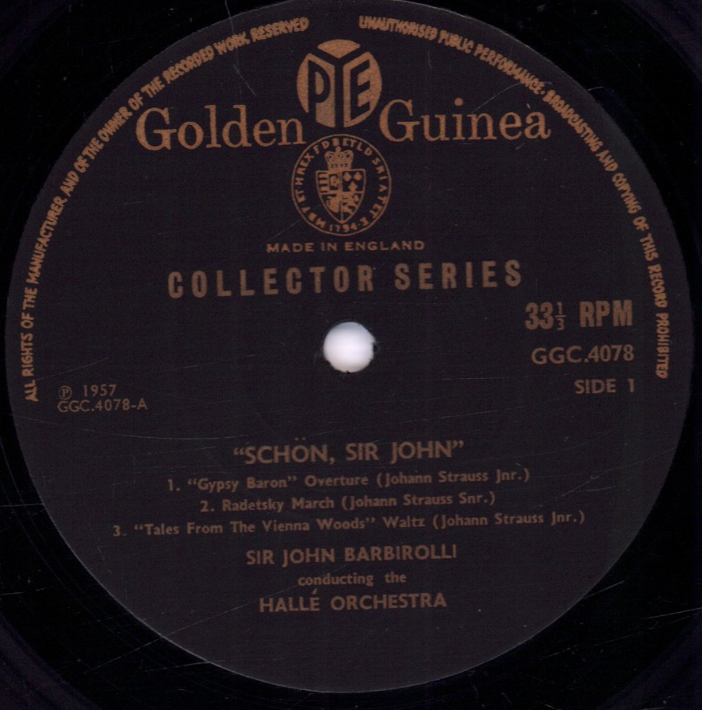Halle Orchestra - Schon Sir John - Lp