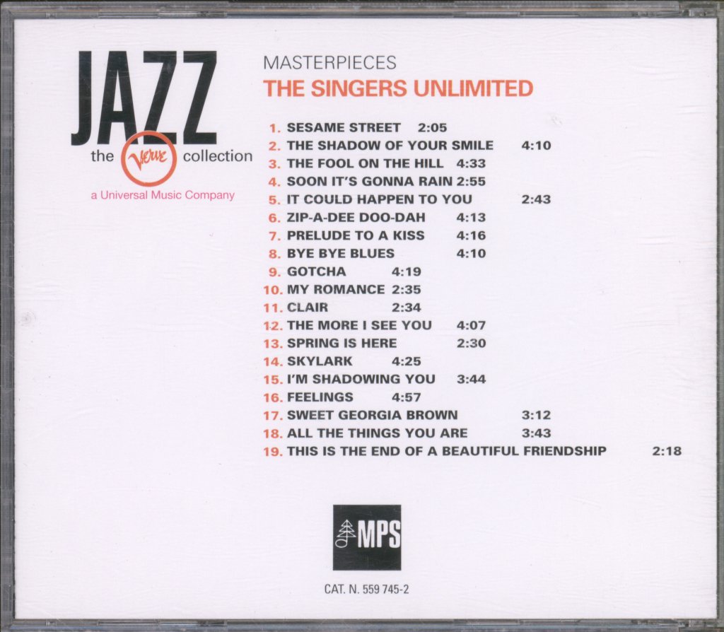 Singers Unlimited - Masterpieces - Cd