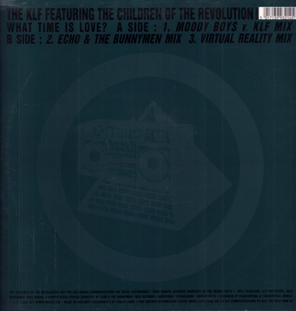 KLF - What Time Is Love - 12 Inch