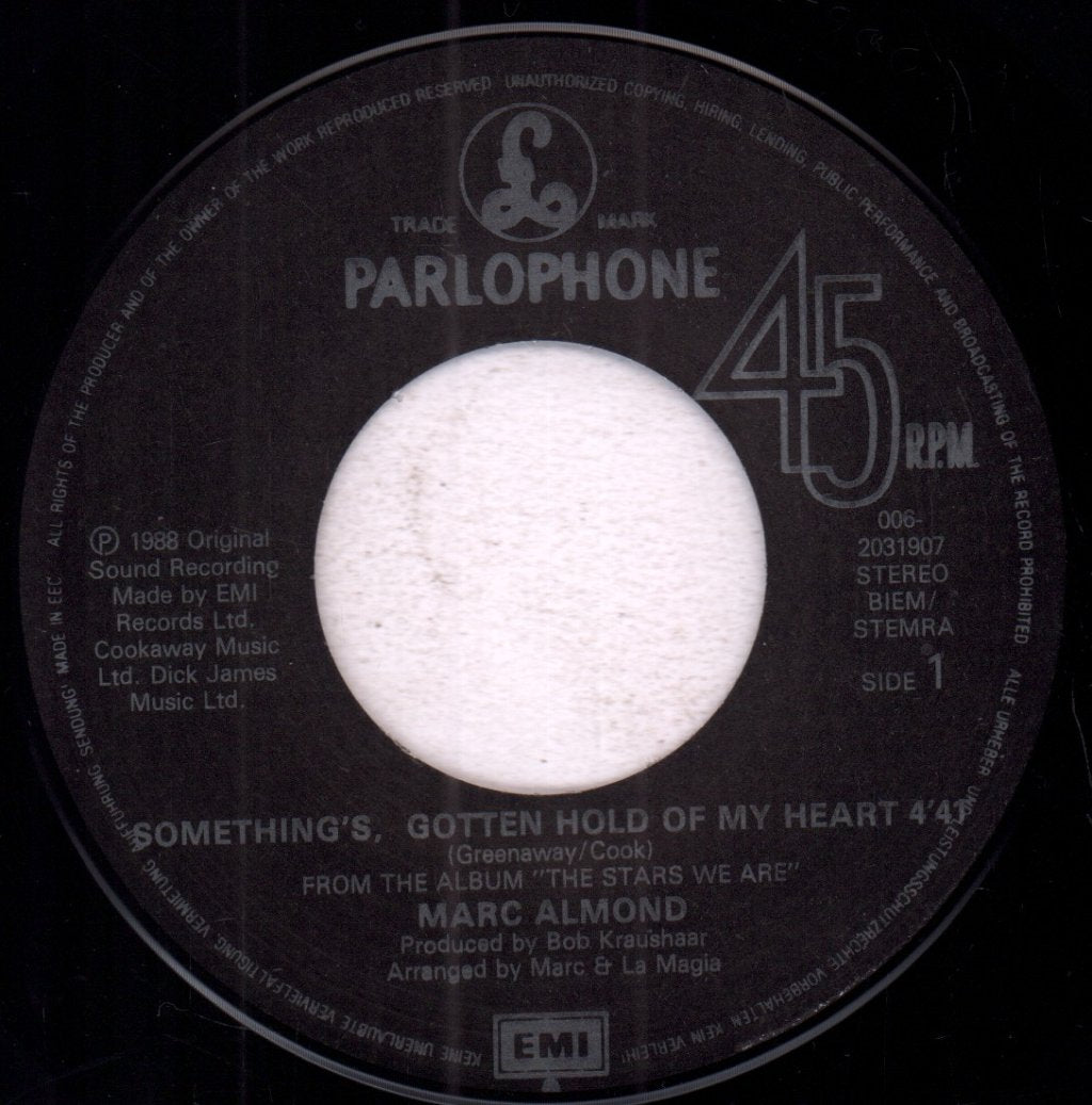 marc almond featuring guest star gene pitney - Something's Gotten Hold Of My Heart - 7 Inch
