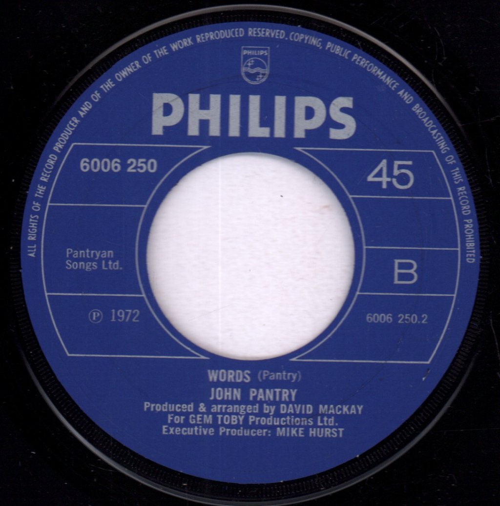 John Pantry - Net Of Concern - 7 Inch