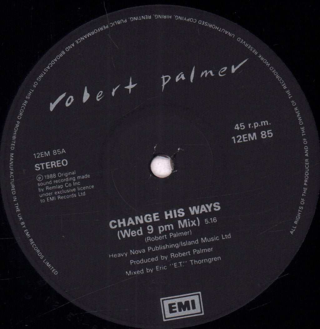 Robert Palmer - Change His Ways - 12 Inch